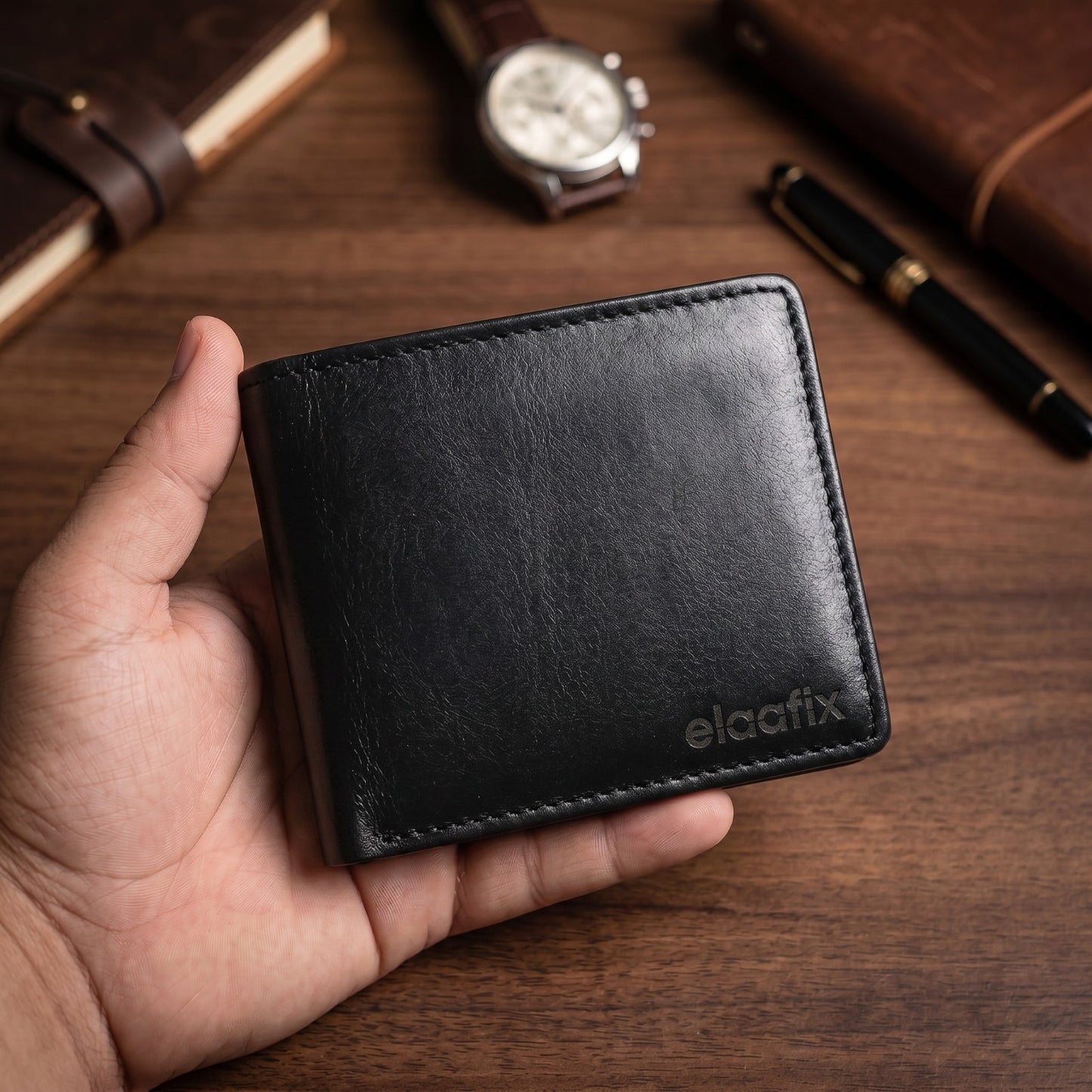 Elaafix Secure Snap Card Holder Wallet