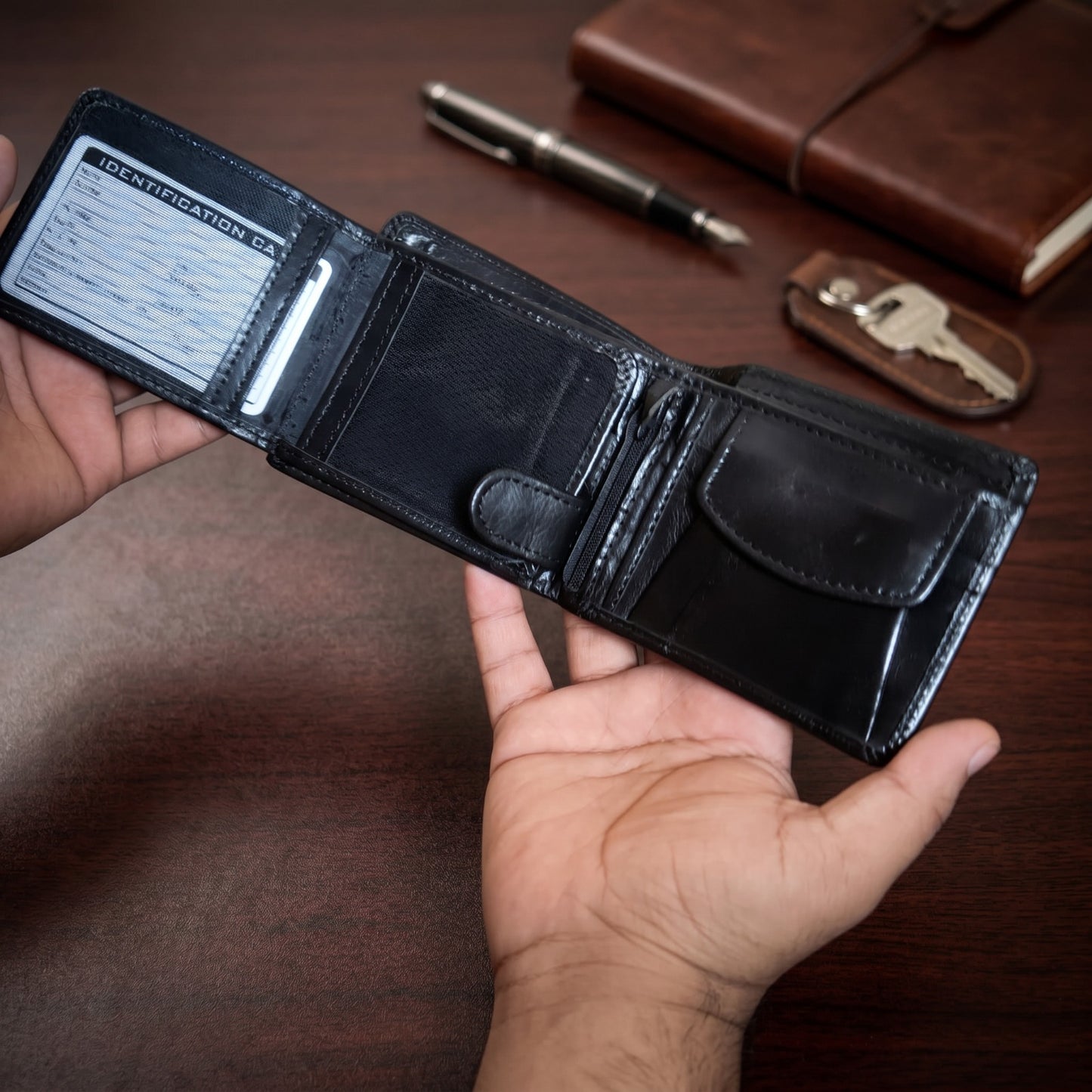 Elaafix Secure Snap Card Holder Wallet